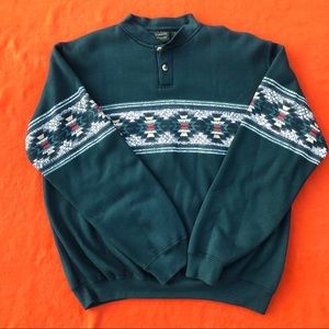 men’s henley sweater